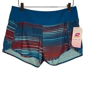 NEW! Roadrunner Sports Women's R-Gear Love Your Look Printed 3" Short L Active